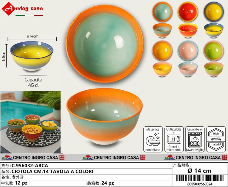 CIOTOLA CM.14 TAVOLA A COLORI