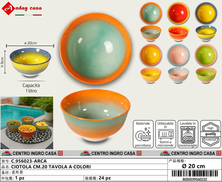 CIOTOLA CM.20 TAVOLA A COLORI