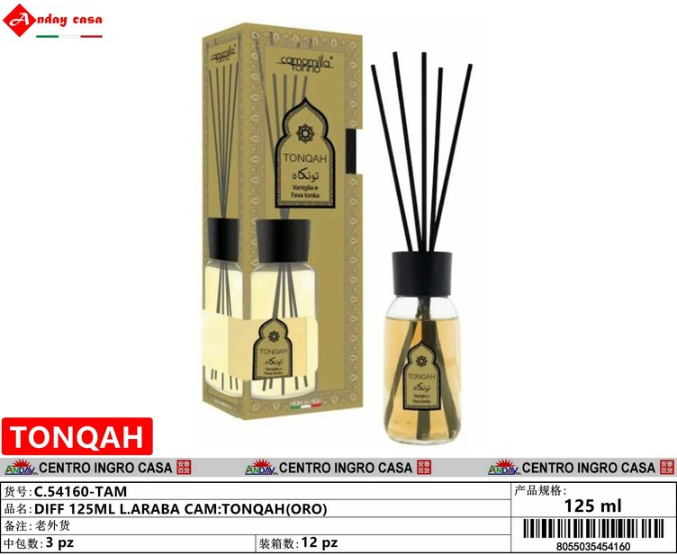 DIFF 125ML L.ARABA CAM:TONQAH(ORO)