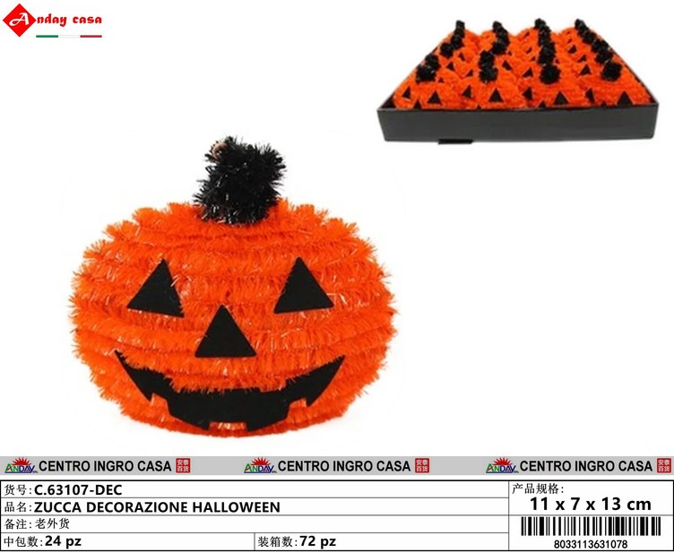 ZUCCA DECORAZIONE HALLOWEEN